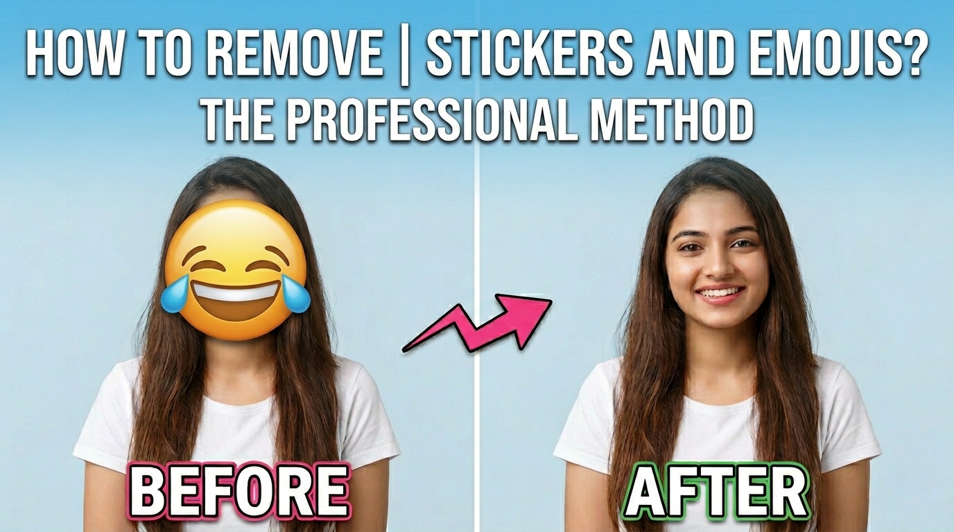Girls Face Emoji Remover Apps for Android / Iphone 2026
