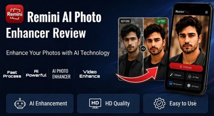 Remini App - Blur Convert 8K AI Photos Enhancer
