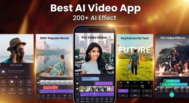 AI Video Editor App- AI Futures & 200+ Video Effects