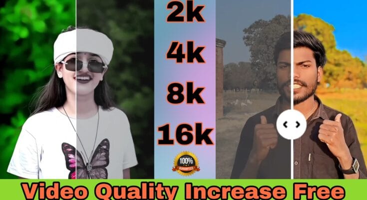 Increase Video Quality to 4K/8K/16K AI Upscaler