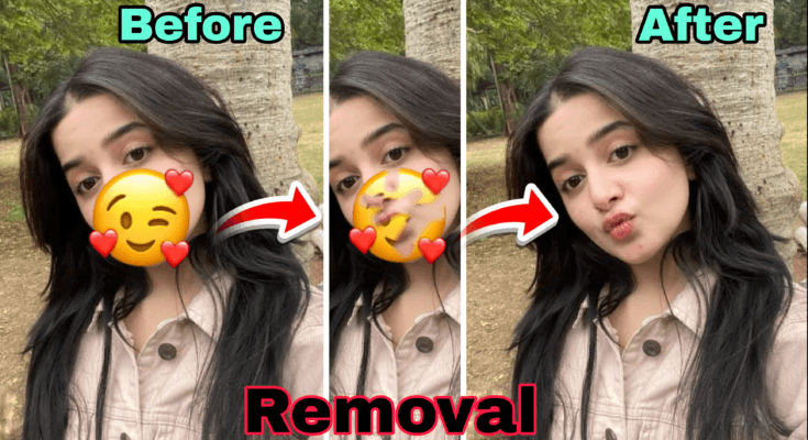 Remove Stickers & Emojis From Photos No App Needed