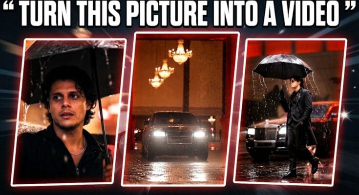 AI Videos Create From Photos & Umbrella Effects